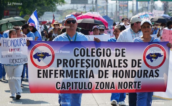 Trabajadores dicen no a la privatización de la educación y la salud en Honduras