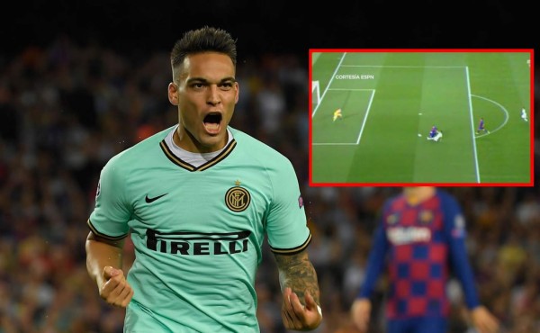 VIDEO: El gol de Lautaro Martínez que sorprendió a todos en el Camp Nou