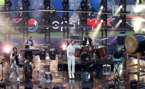 VIDEO: show de Imagine Dragons en la apertura de la UEFA Champions League