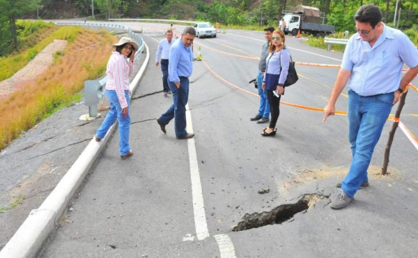 Japón financiará reparación de 3 fallas geológicas en una carretera hondureña