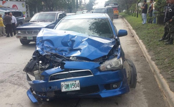 Siete heridos deja accidente en bulevar de San Pedro Sula