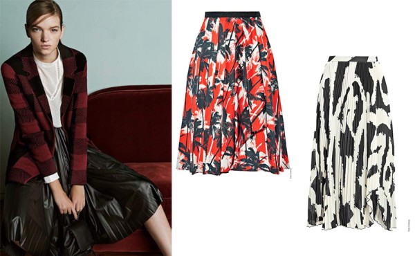 Faldas plisadas como en el colegio