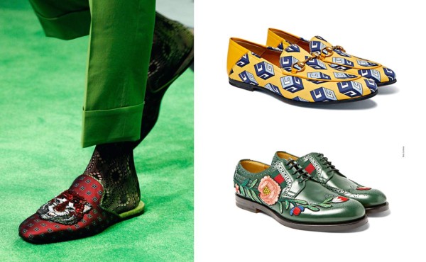Gucci sorprendió este año con su calzado masculino