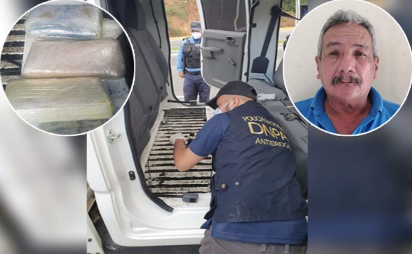 Capturan a conductor de camión que llevaba ocultos dólares y supuesta droga