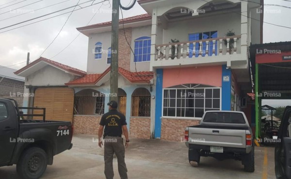 Allanan varias propiedades a presuntos narcos en Copán