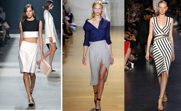 La falda pareo, en su mejor momento