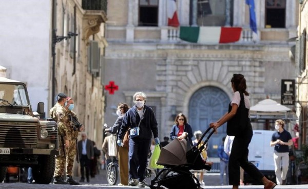 Italia registra 249 nuevos contagios por coronavirus y supera los 244,000