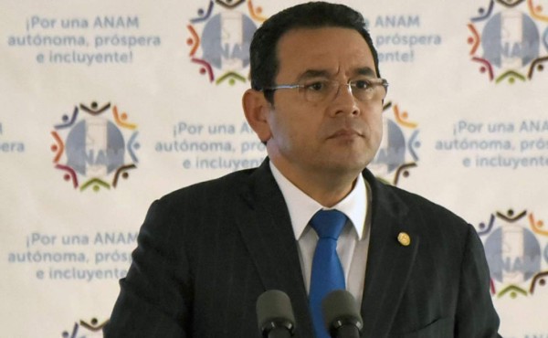 Jimmy Morales espera finalizar su periodo de gobierno