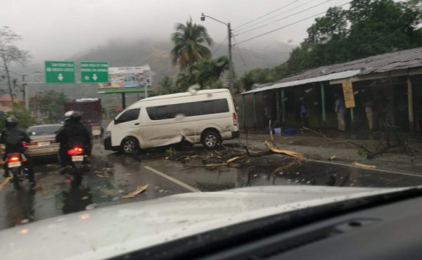 En día lluvioso se reportan varios accidentes en la zona norte de Honduras