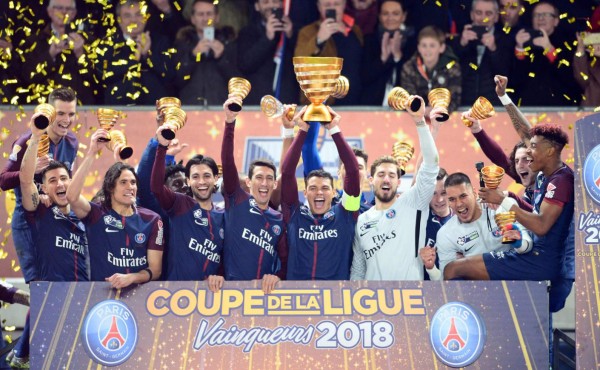 Cavani y Di María le dan la Copa de la Liga al PSG