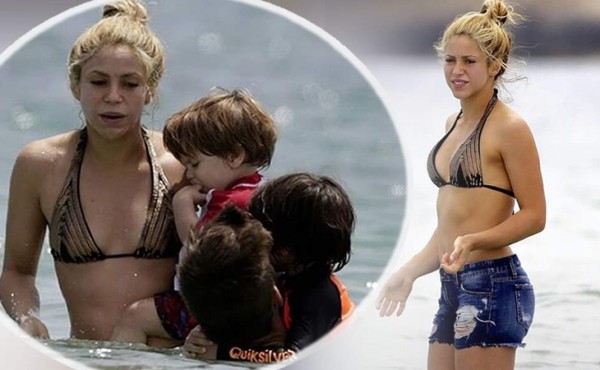 Shakira disfruta con Piqué de sus vacaciones en Ibiza