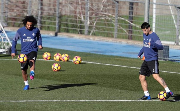 Modric frena para recuperarse; James listo para reaparecer