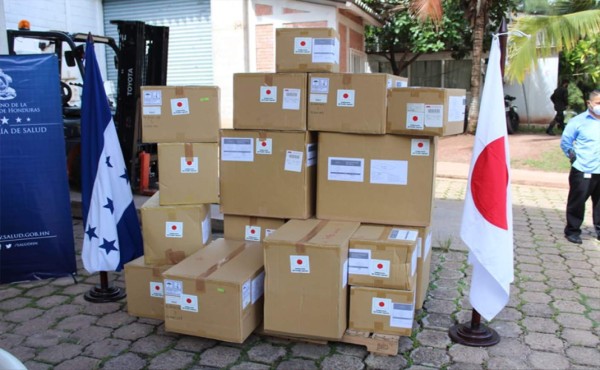 Honduras recibe lotes de equipo médico por parte de agencia israelí y Japón