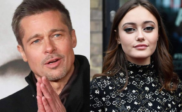 Brad Pitt sale con un 'clon' de Angelina Jolie