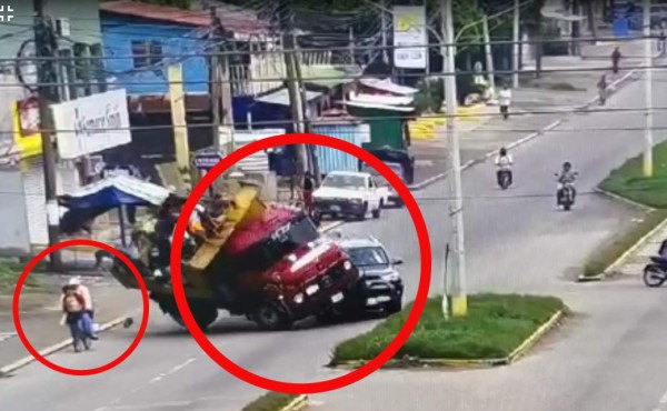Video: Exceso de velocidad provoca accidente de volqueta que deja un muerto en Choluteca