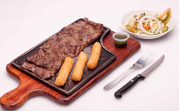 ¿Ni un poquito de carne?