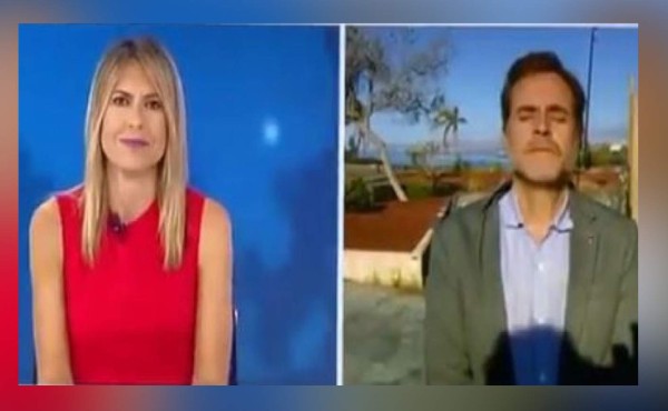 Video viral: periodista se queda dormido durante noticiero en vivo