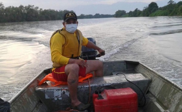 Hallan cadáver de persona en río luego de accidentarse en El Progreso