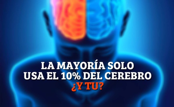 ¿Qué porcentaje de tu cerebro realmente utilizas?