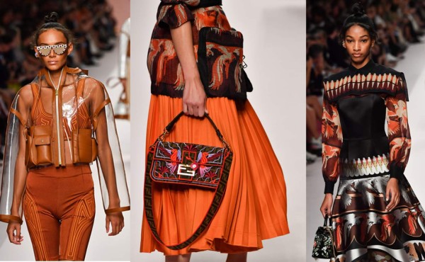 Las guerreras de Fendi y los desgarros de Prada desfilan en Milán