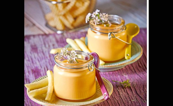 Crema de papa y zanahoria