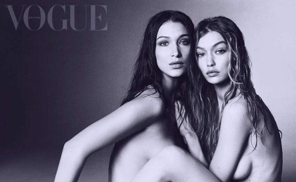 Hermanas Hadid posan sin ropa para Vogue