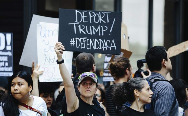 Manifiestaciones en Nueva York en defensa de 'dreamers'