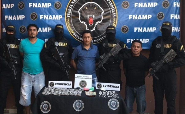 Cae la banda 'El Pollo', sospechosos de vender y distribuir droga en Choluteca