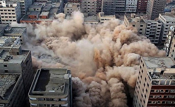 China: Más de 36 edificios fueron demolidos en 20 segundos