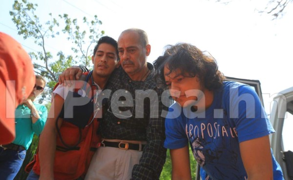 Padre de universitario agredido por 'Rambo moderno' se desmaya en fiscalía