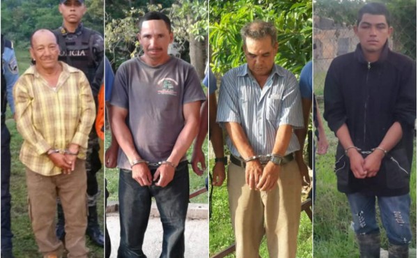Capturan a varias personas en allanamientos en Comayagua