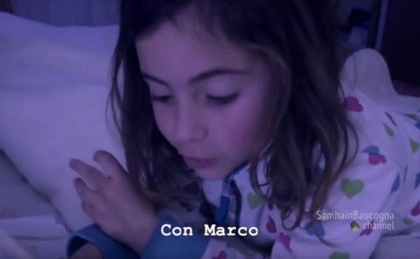 Video de terror: un padre graba al amigo imaginario de su hija