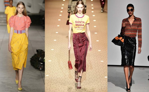 Las nuevas versiones de la falda lápiz