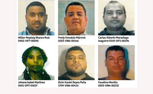 EUA investiga a 7 hondureños por narcotráfico y corrupción
