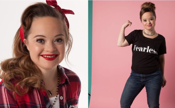 Una modelo fuera de serie