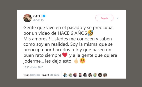 Filtran video íntimo de la famosa youtuber Caeli
