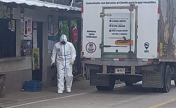 Ultiman a repartidor de lácteos en Copán