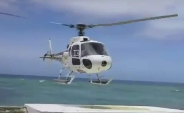 Video capta el accidente de un helicóptero al aterrizar en un hotel