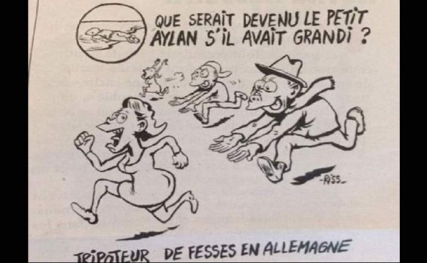 Padre de niño sirio ahogado lloró al ver caricatura en Charlie Hebdo