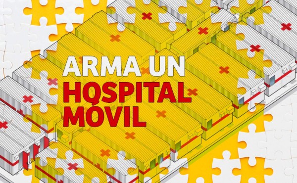 Interactivo: Arma un hospital móvil en el menor tiempo posible