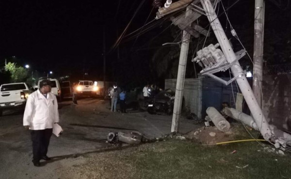 Un muerto y un herido deja choque de vehículo en Choloma