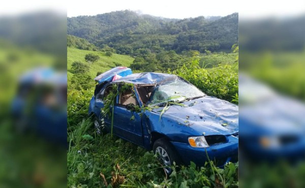 Un muerto y un herido deja accidente en Santa Cruz de Yojoa