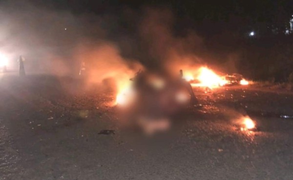 Dos hombres muertos y una joven herida deja accidente en San Manuel, Cortés