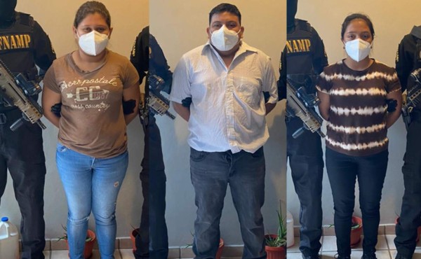 Capturan a tres presuntos mareros con dinero y droga en San Pedro Sula