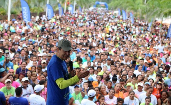 Presidente Hernández encabeza 39 edición de Honduras Actívate en El Progreso