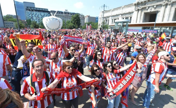 Afición del Atlético confía en el título