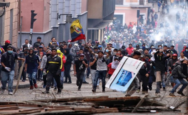 Máxima tensión en Ecuador ante protesta indígena contra Moreno