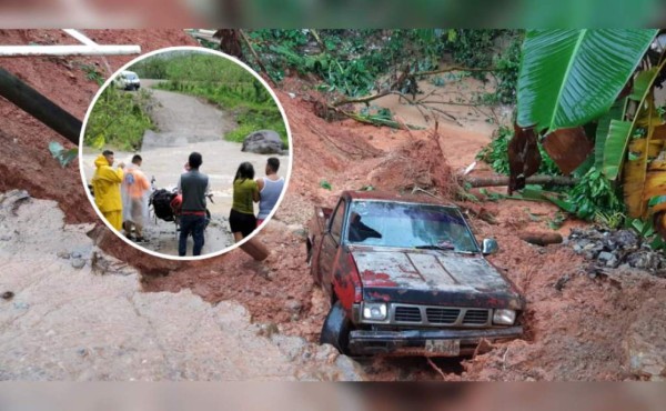 Dos muertos y un desaparecido por lluvias en el Caribe de Honduras