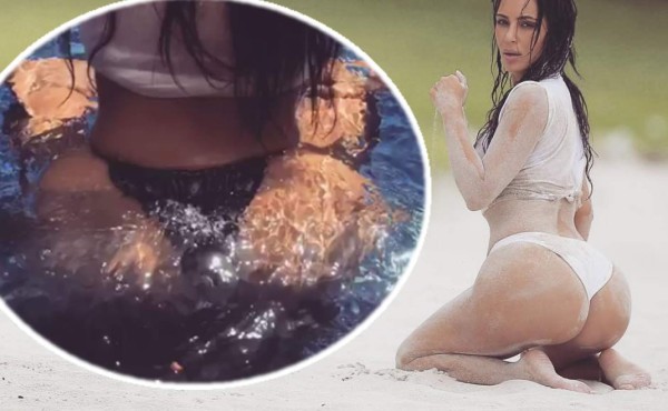 El twerking de Kim Kardashian bajo el agua