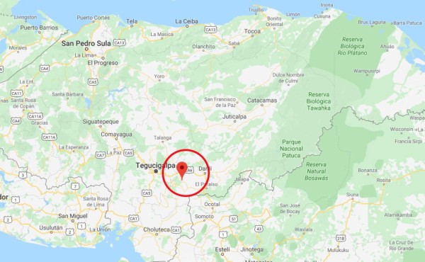 Honduras: Reportan sismo de 4.1 en Yuscarán; Copeco no descarta réplicas